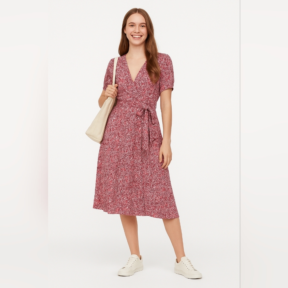 Ba&sh Red and Pink Floral Dress size 0